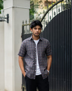 Grameen Black Check Half Sleeve Shirt
