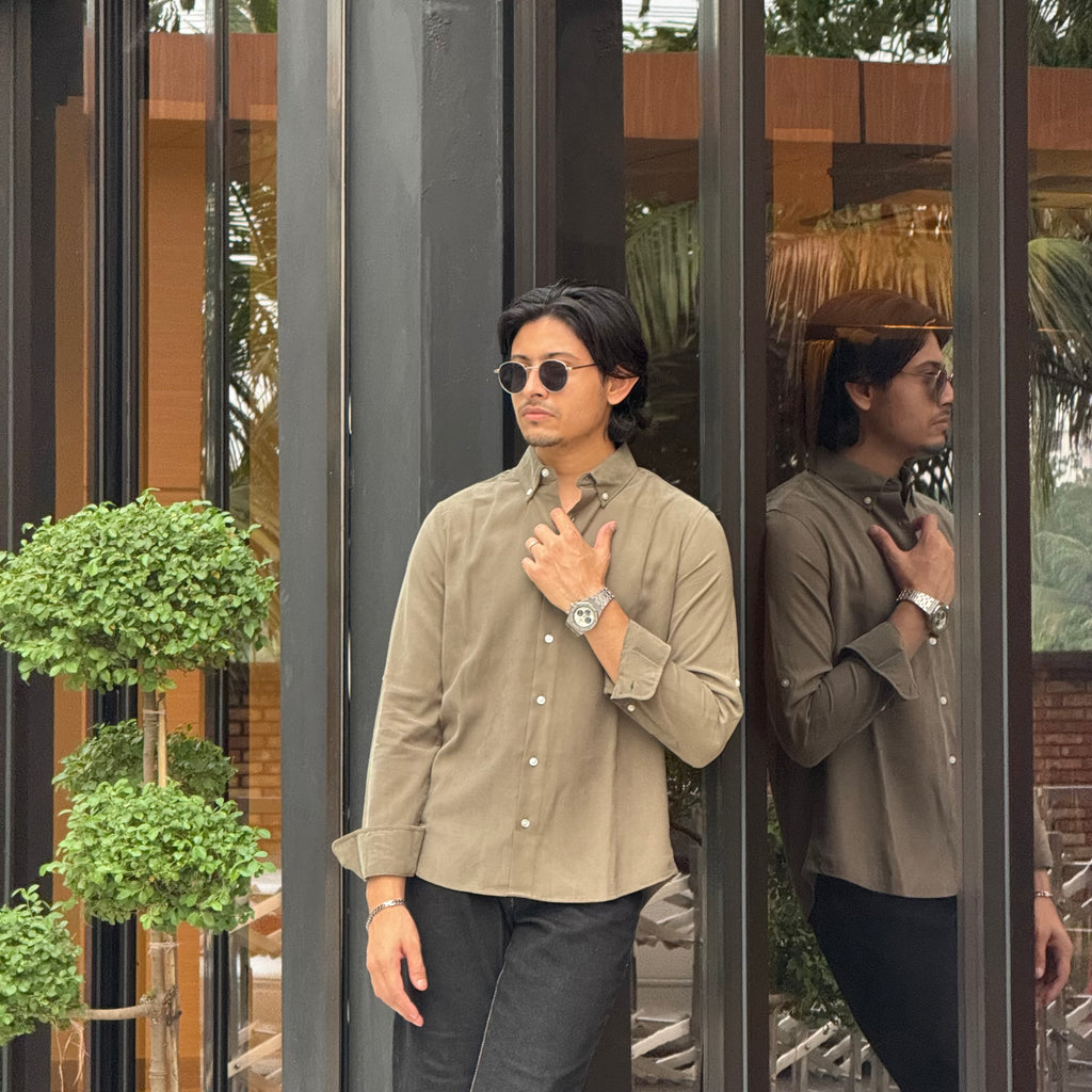 Earth Olive Solid Shirt