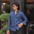 Midnight Blue Check Shirt