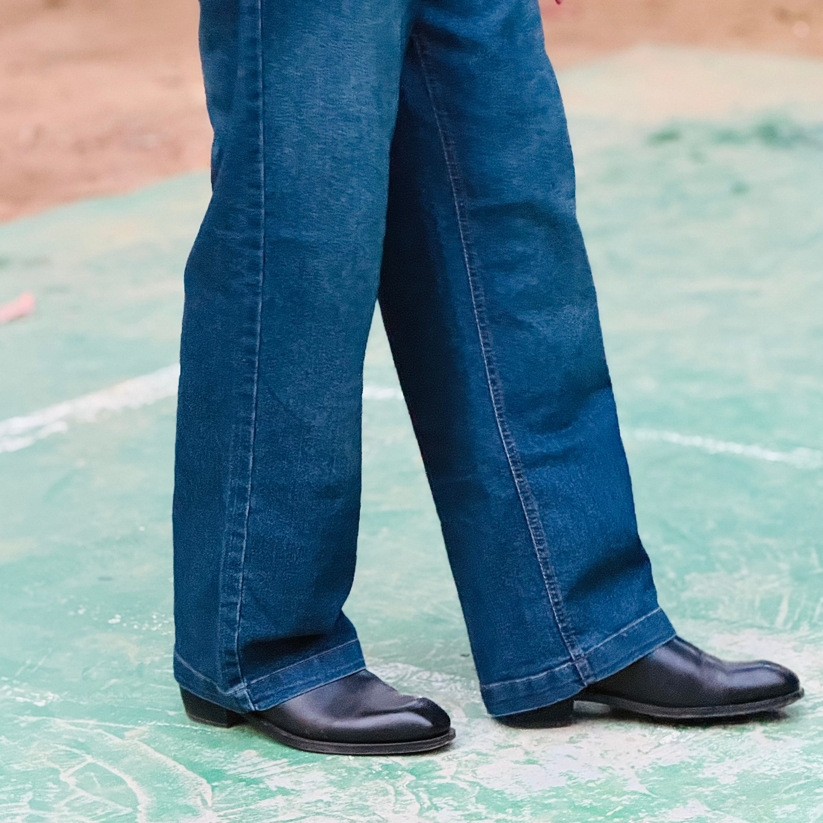 Dust Blue Straight Cut Pant