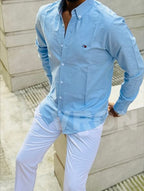 Oxford Old Money Shirt ( SKY Blue )