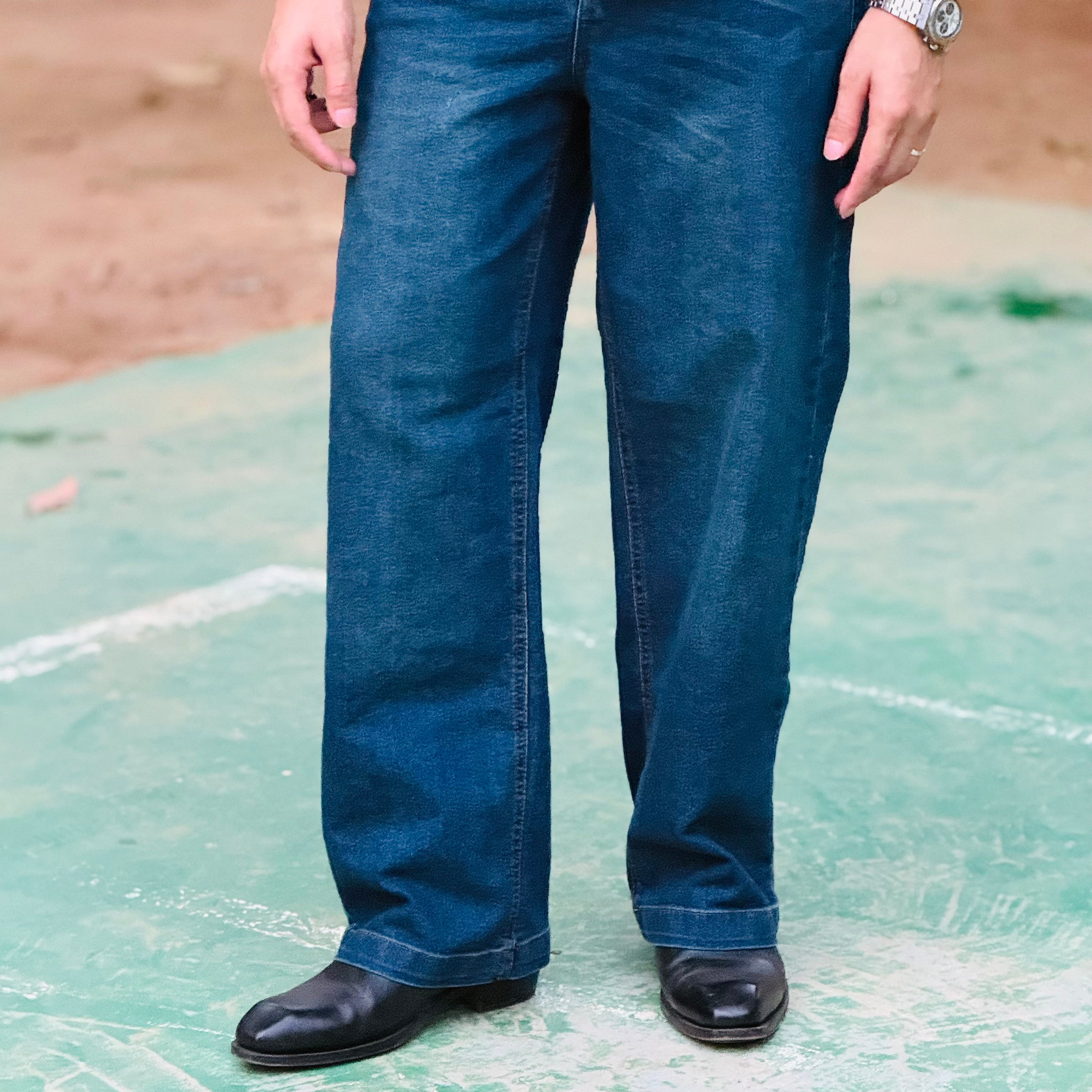 Dust Blue Straight Cut Pant