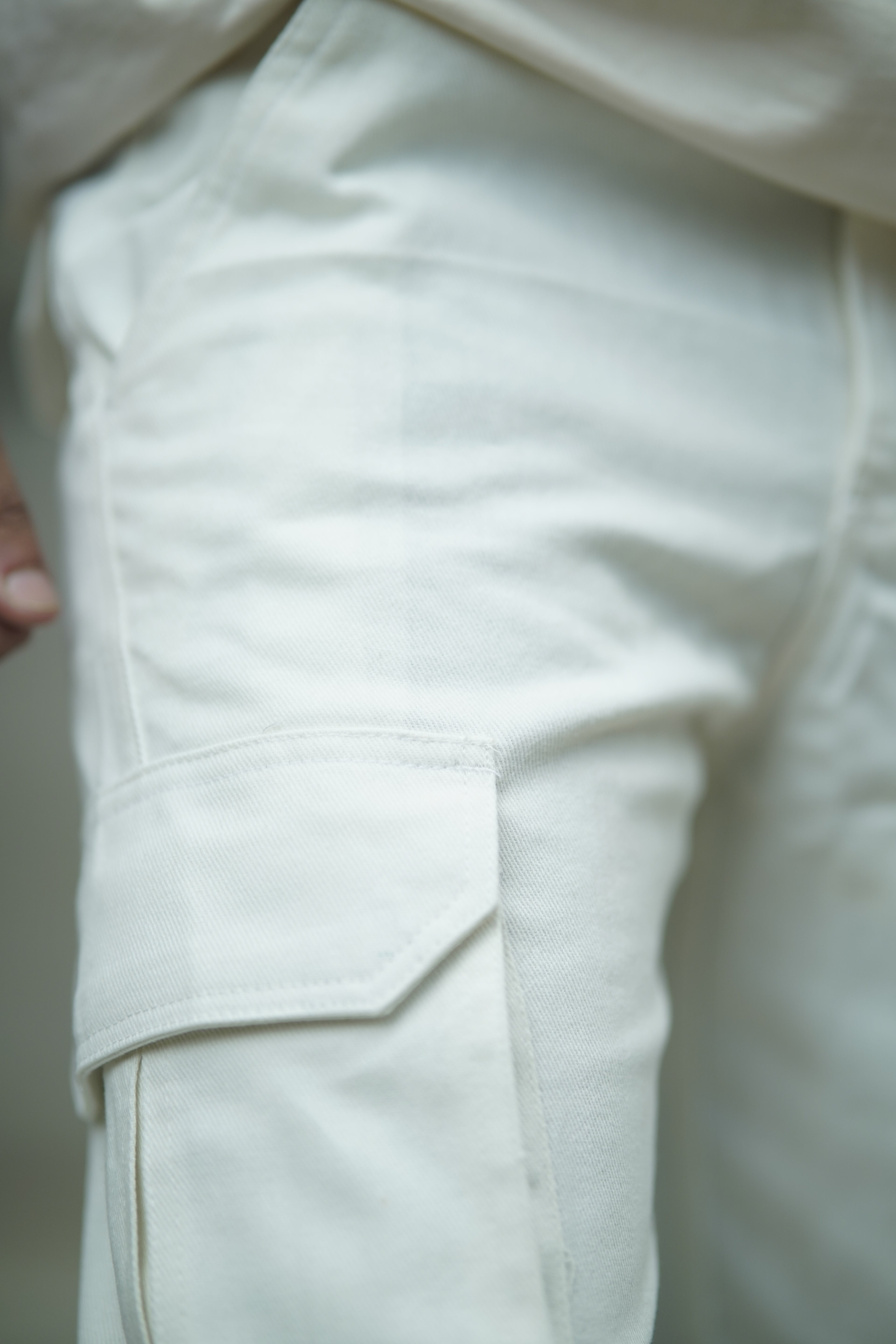 6 Pocket Gabardine Semi Baggy Cargo Pant