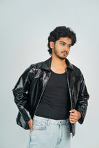 Black Classic Leather Jacker