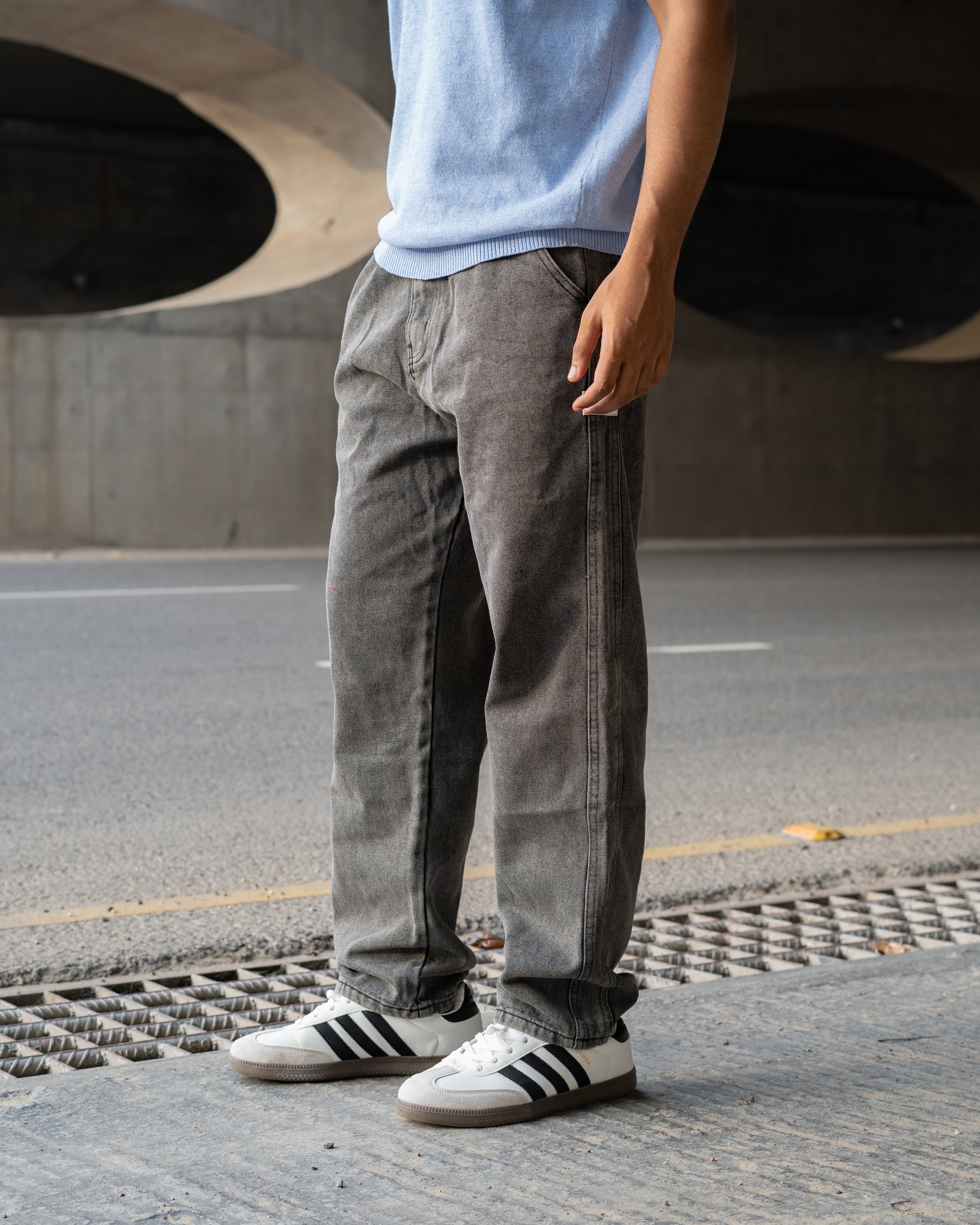 Semi Baggy Pant -  Dark Gray