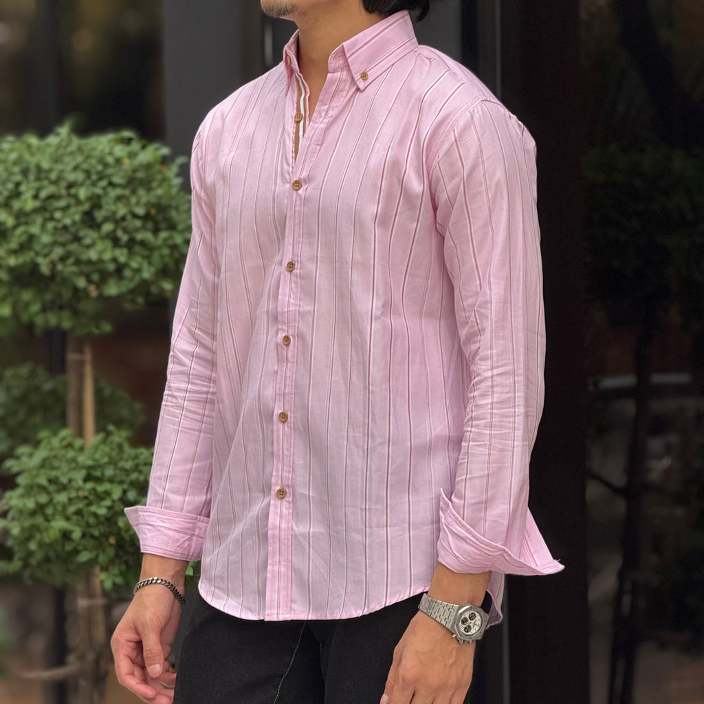 Blushy Pink Stripe Shirt