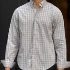 Asian Cream Check Shirt