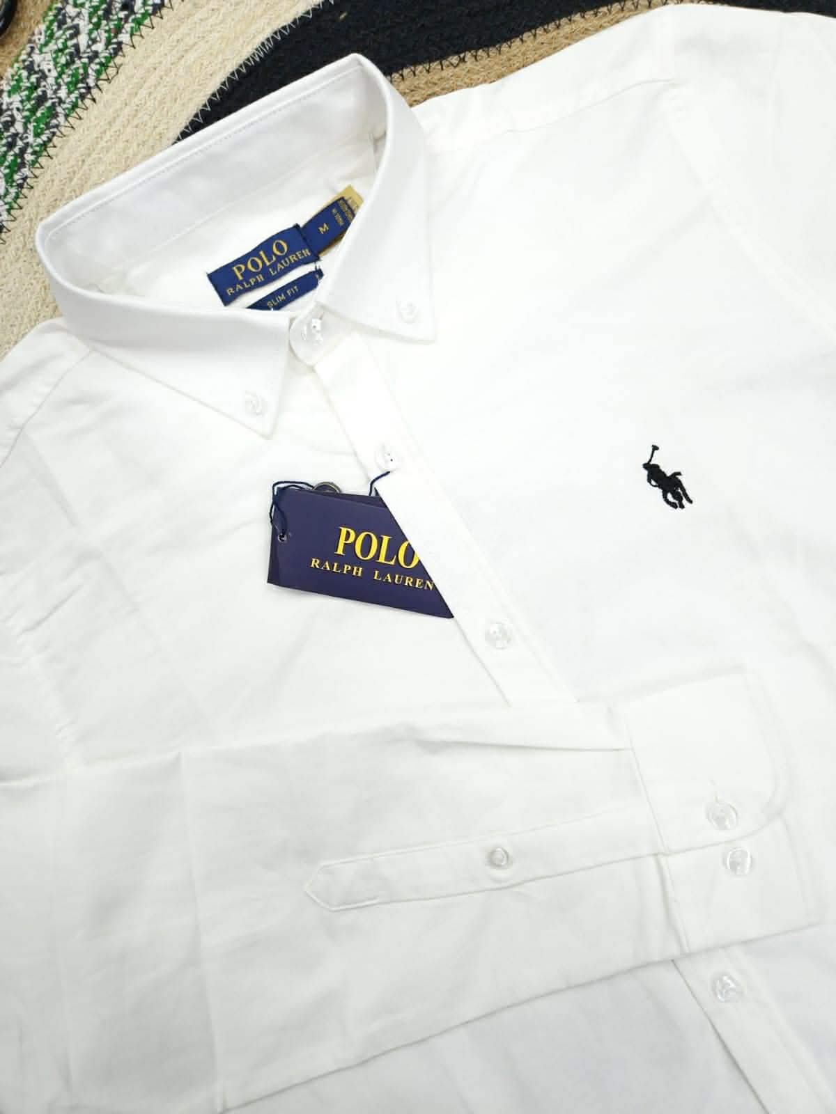 White Ralph Lauren Oxford Shirt