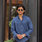 Midnight Blue Check Shirt