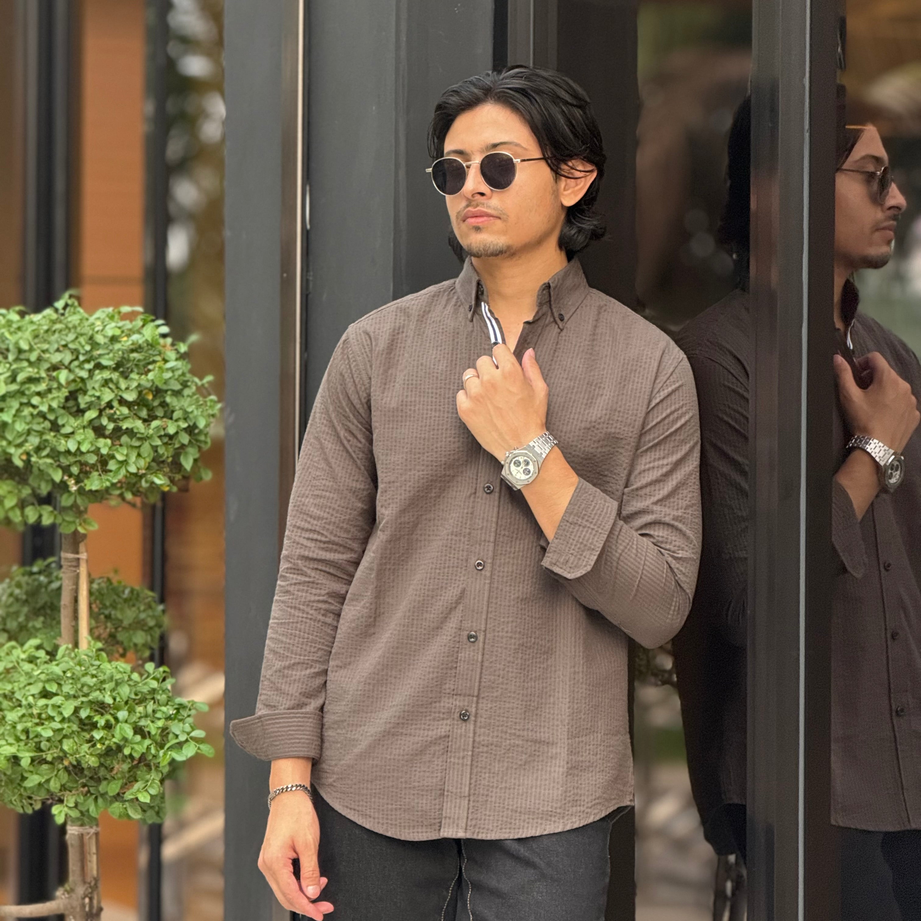 waffle Soil Fabricated Shirt