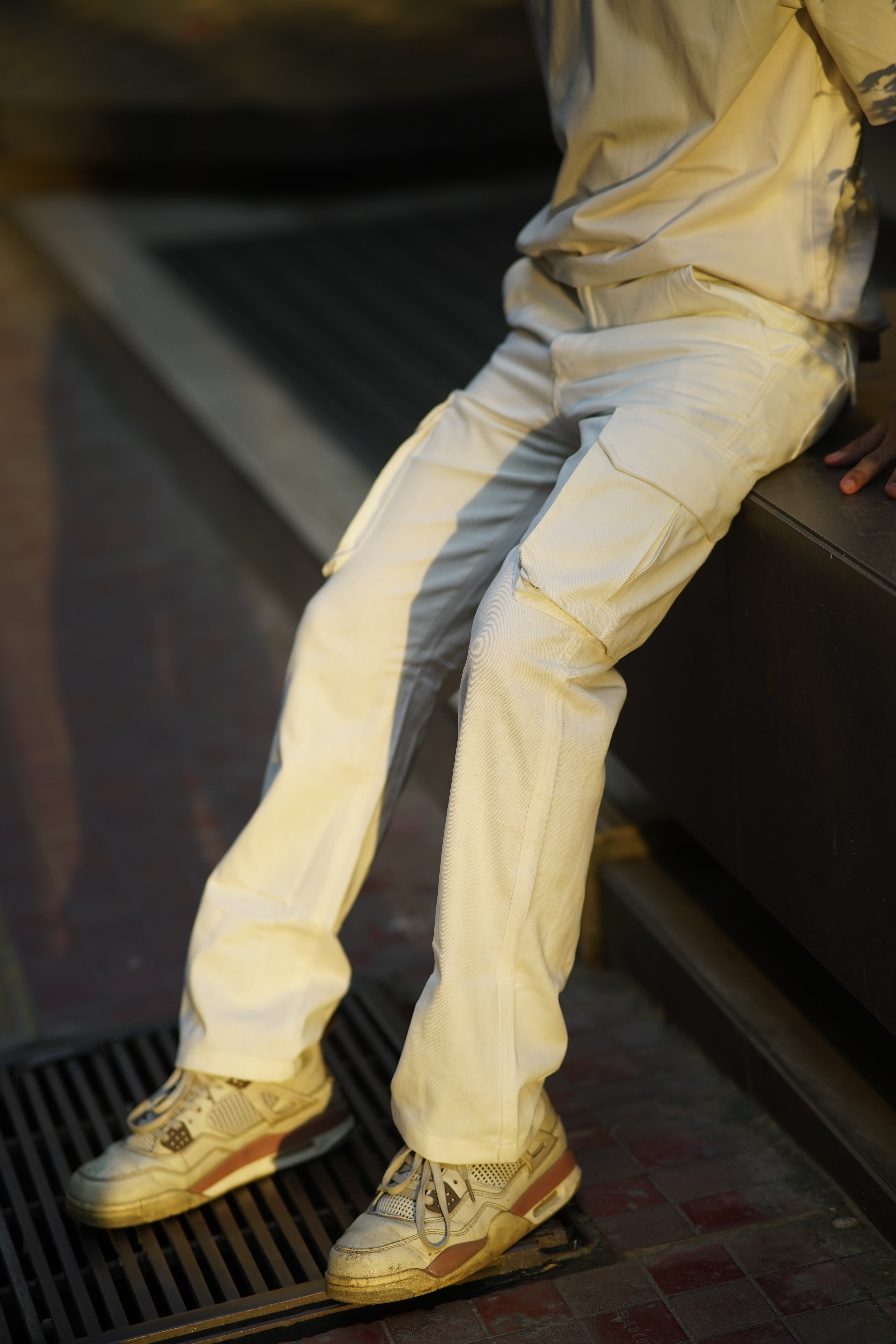 6 Pocket Gabardine Semi Baggy Cargo Pant