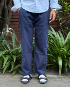 Linen Pant - Navy Blue