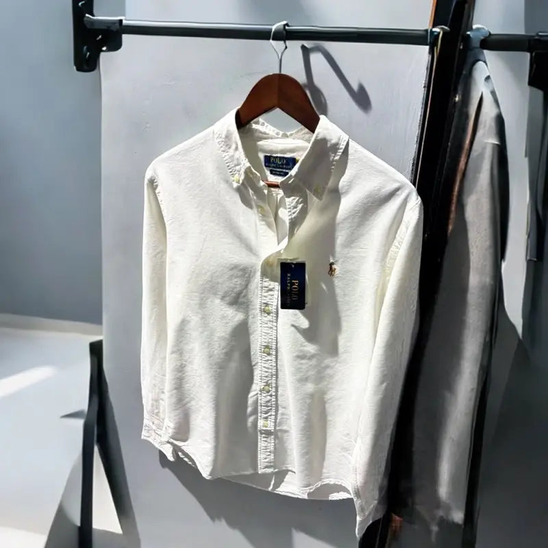 White Ralph Lauren Oxford Shirt