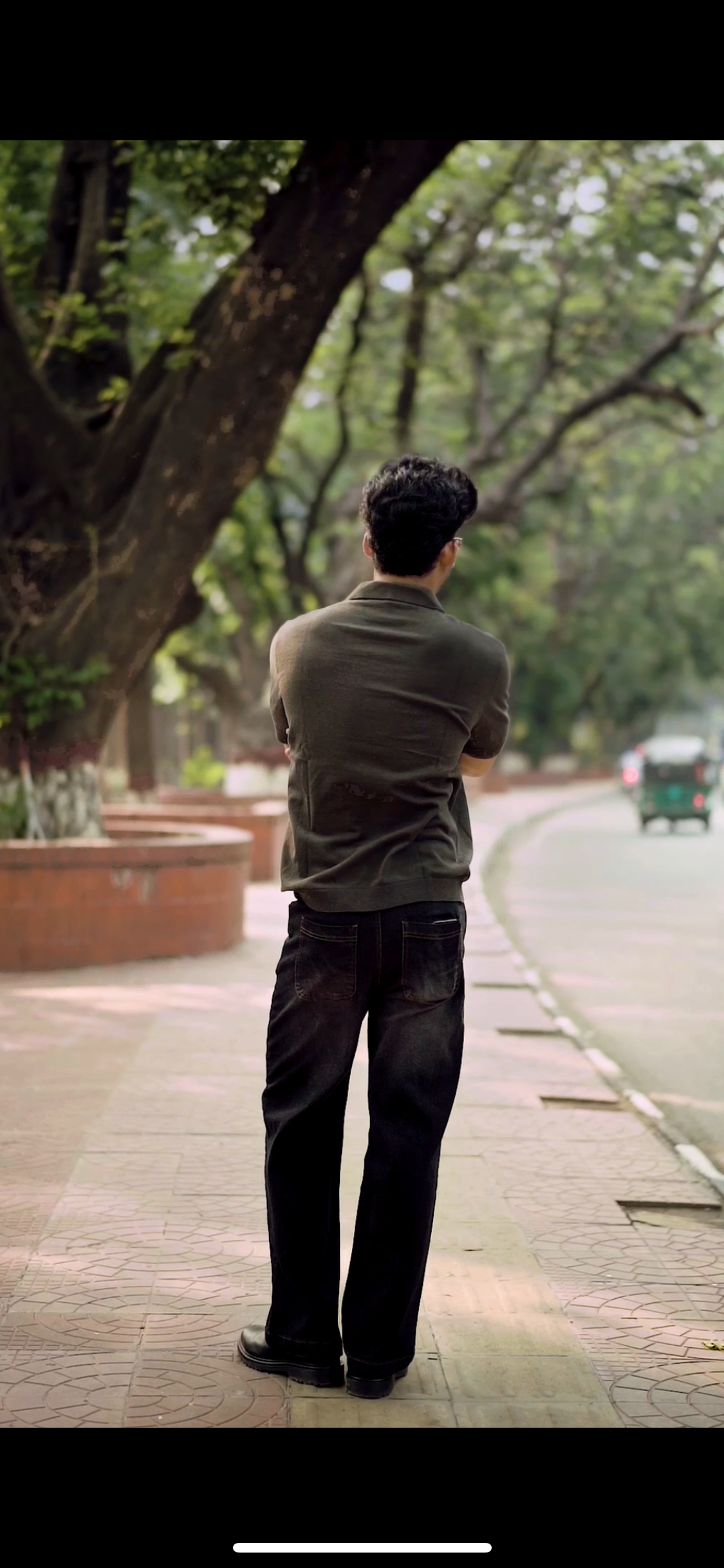 Olive Signature Knitted Polo